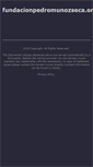Mobile Screenshot of fundacionpedromunozseca.org